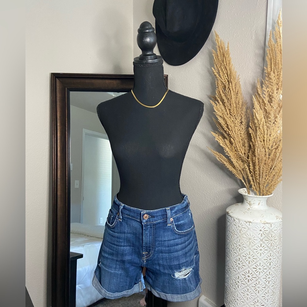 7 for all Mankind Jean Shorts